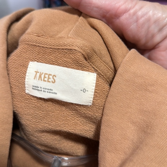 Tkees NWT Core Hoodie in Toast Size XS - Picture 9 of 12